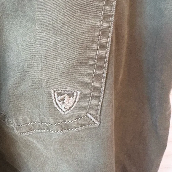 Kuhl Kultivatr Khaki Green Women's Overalls Size 10 x 31 Women’s - Picture 7 of 9